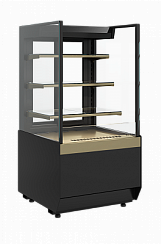 Витрина кондитерская KC70 VM 0,6-2 STANDARD открытая ПРЯМАЯ БОКОВИНА (версия 2.0) (9005-0109)